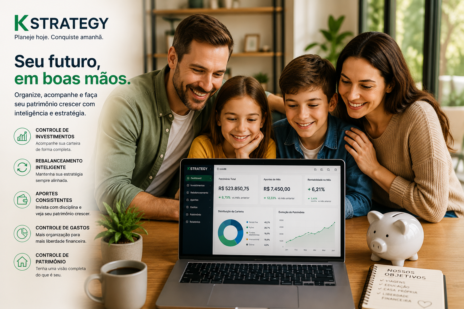 KStrategy | Controle de Investimentos e Rebalanceamento